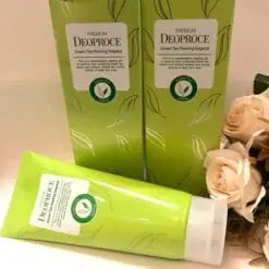 Kem tẩy tế bào da chết chiết xuất trà xanh Deoproce