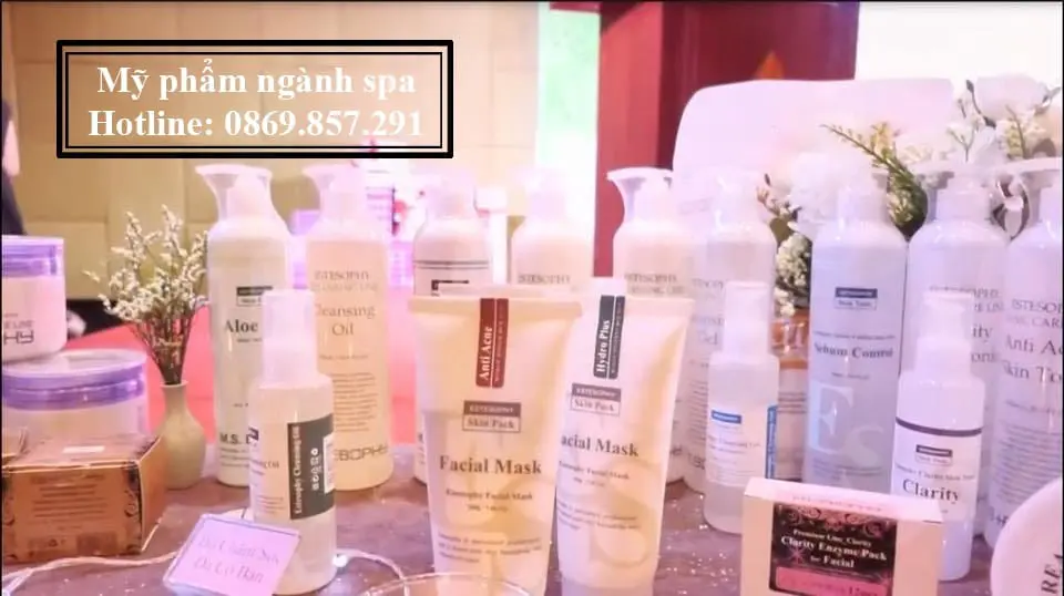mỹ phẩm cho spa