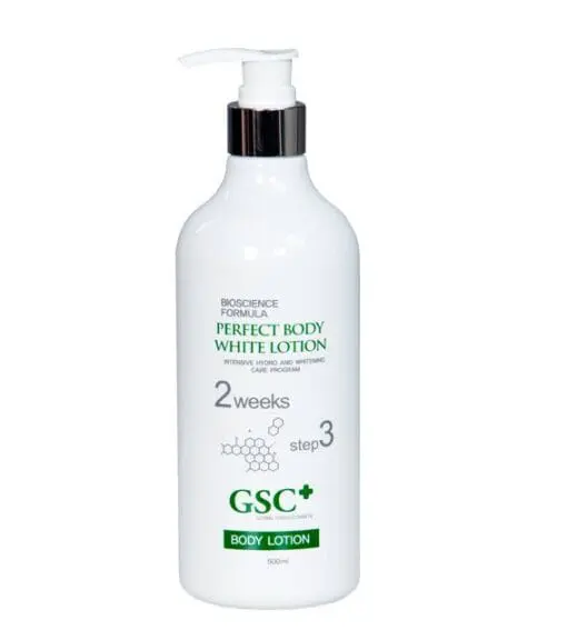 GSC+ PERFECT BODY WHITE LOTION 500ml - Kem dưỡng trắng da