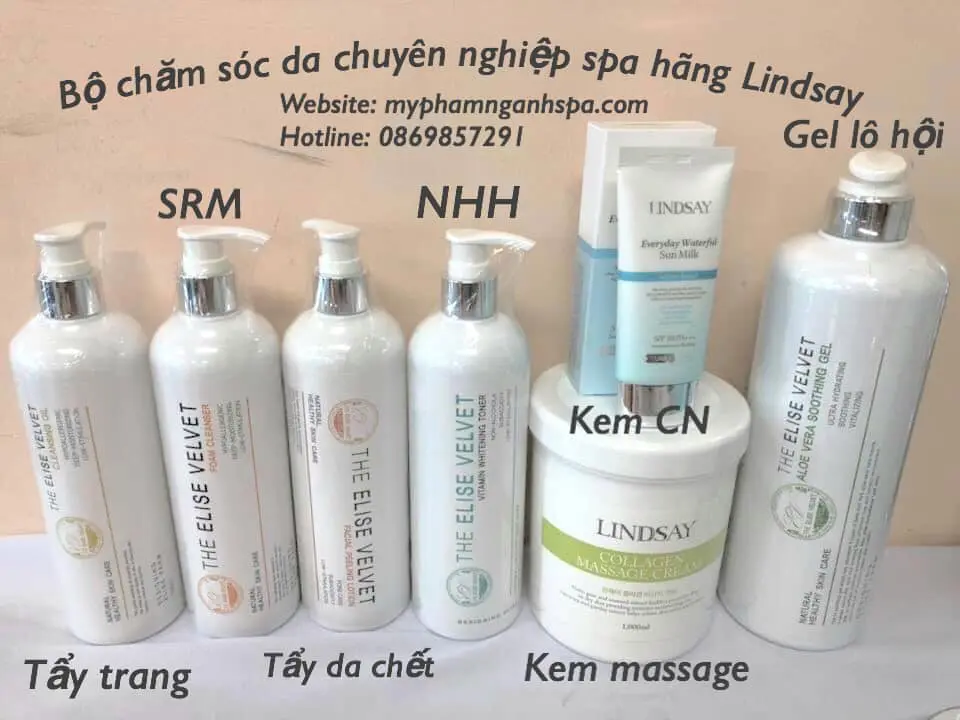 bộ chăm sóc da Lindsay