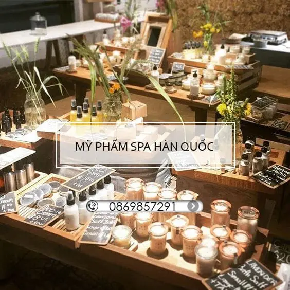Mỹ phẩm ngành spa