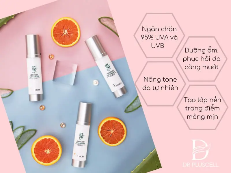 KEM CHỐNG NẮNG DR PLUSCELL 50ml 13 cong dung kem chong nang dr pluscell