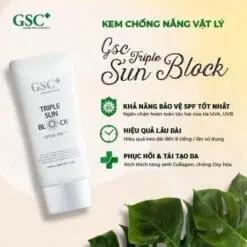 Alternative view of Kem chống nắng vật lý GSC lên tone da