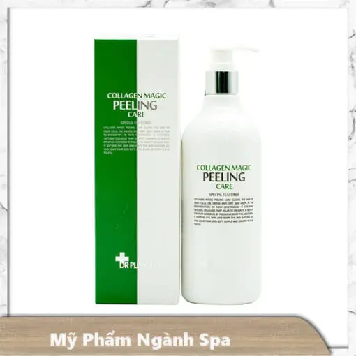 Kem tẩy da chết Dr pluscell 500ml Collagen Magic Peeling Care