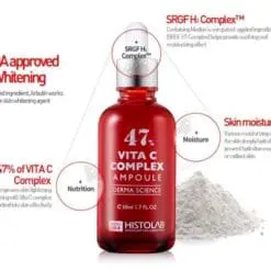 SERUM VITAMIN C HISTOLAB 47% DƯỠNG TRẮNG MỜ THÂM NÁM 5 5869d2899c3144154541e7f18ffc4ab5