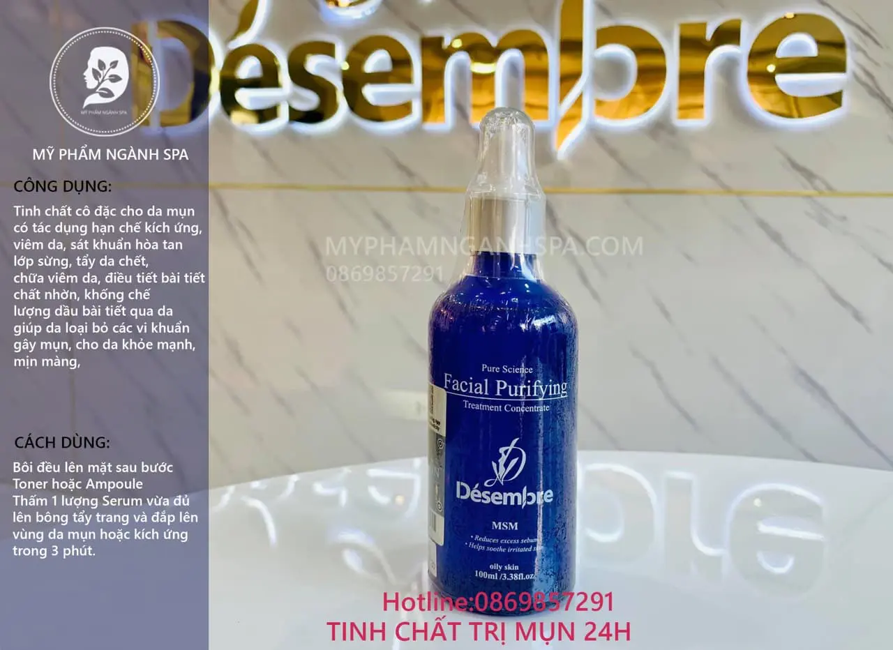 TINH CHẤT TRỊ MỤN 24H DESEMBRE 100ml 6 tinh cht tr mn 24h desembre