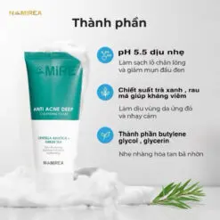 SỮA RỬA MẶT DÀNH CHO DA DẦU MỤN NAMIREA 120ml 5 vn 11134207 7ras8 m3vi1n7bnrc1a8