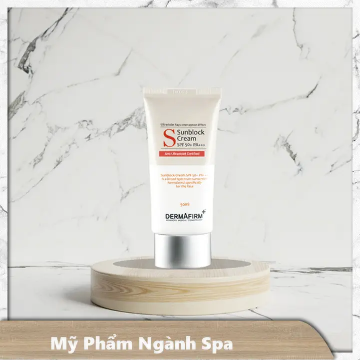 Kem chống nắng vật lý Dermafirm - Sun Block Cream SPF 50+ PA+++ 1 Kem chống nắng vật lý Dermafirm