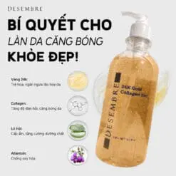 Alternative view of Gel vàng 24k Desembre 500ml Nâng Cơ Collagen 24k