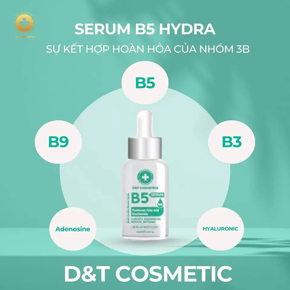 Serum B5 Hydra DT lẻ chai 30ml 3 Serum B5 Hydra DT lẻ chai 30ml - Ảnh 3
