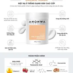 cong dung mat na u trang ahohwa