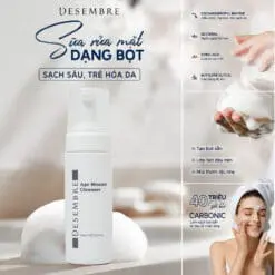 Alternative view of Bọt Rửa Mặt Trẻ Hóa Desembre Age Mousse Cleanser 150ml