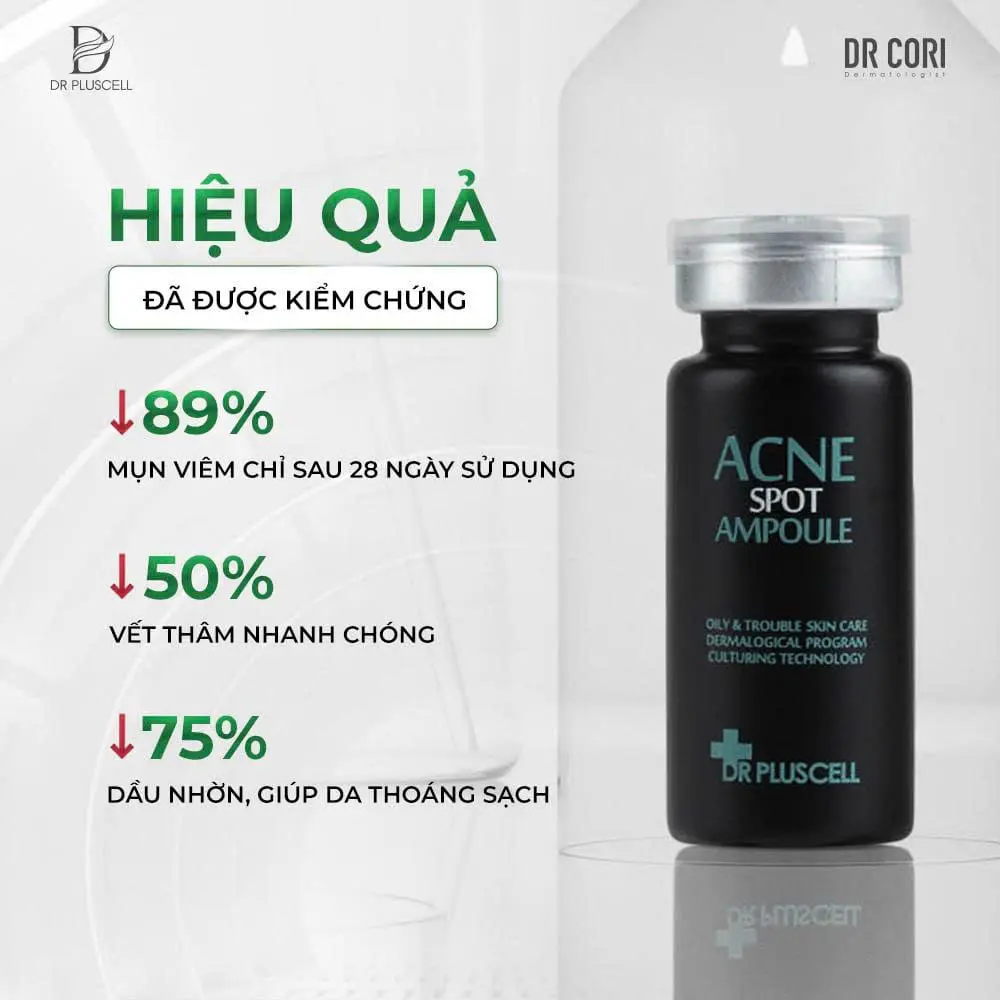Ampoule đặc trị mụn DR PLUSCELL ACNE SPOT Hộp 10 lọ 4 Ampoule đặc trị mụn DR PLUSCELL ACNE SPOT Hộp 10 lọ - Ảnh 4