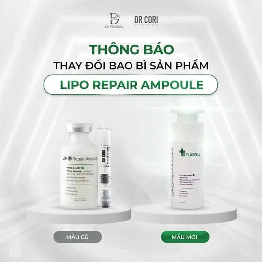 Ampoule phục hồi DR PLUSCELL LIPO REPAIR 30ML 8 Ampoule phục hồi DR PLUSCELL LIPO REPAIR 30ML - Ảnh 8