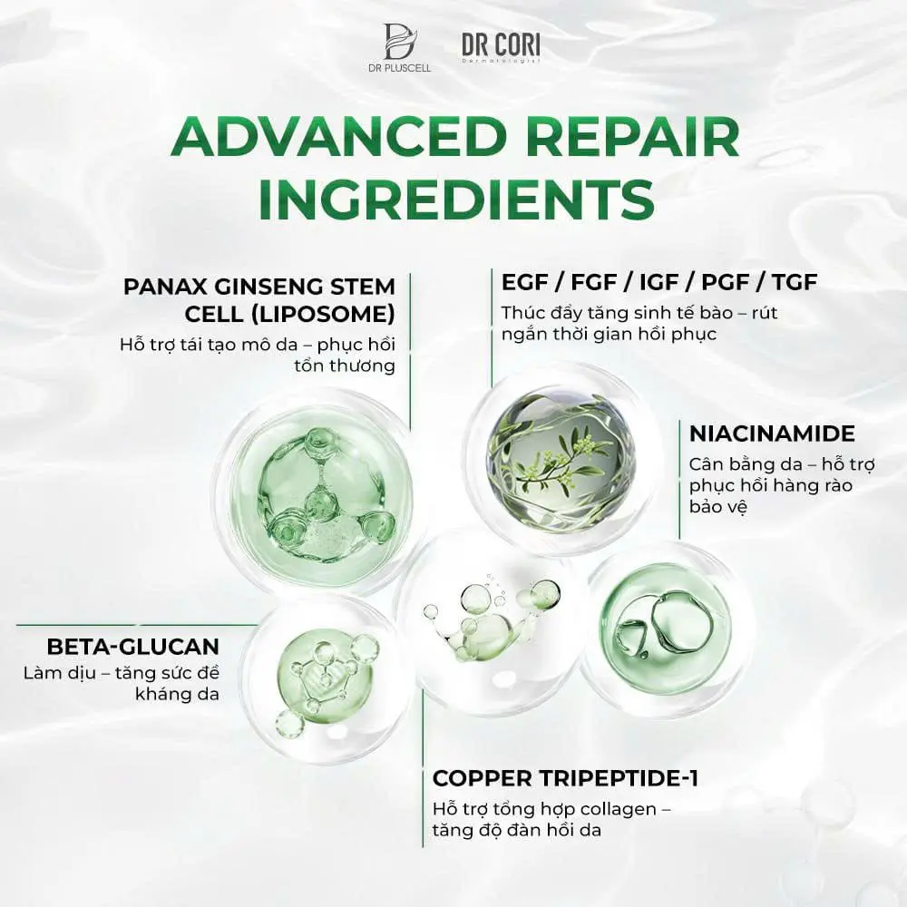 Ampoule phục hồi DR PLUSCELL LIPO REPAIR 30ML 5 Ampoule phục hồi DR PLUSCELL LIPO REPAIR 30ML - Ảnh 5