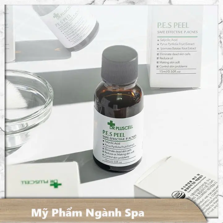 Peel Trị Mụn BHA DR Pluscell 20% triệt dầu trẻ hoá da PES PEEL 1 Peel Trị Mụn BHA DR Pluscell