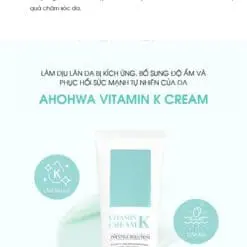 Alternative view of Ahohwa Kem Dưỡng Vitamin K 12g-80g