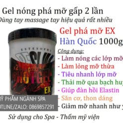 Gel nóng tiêu mỡ Estesophy 1000ml 5 Gel pha mo giam beo ES Han Quoc 1000g