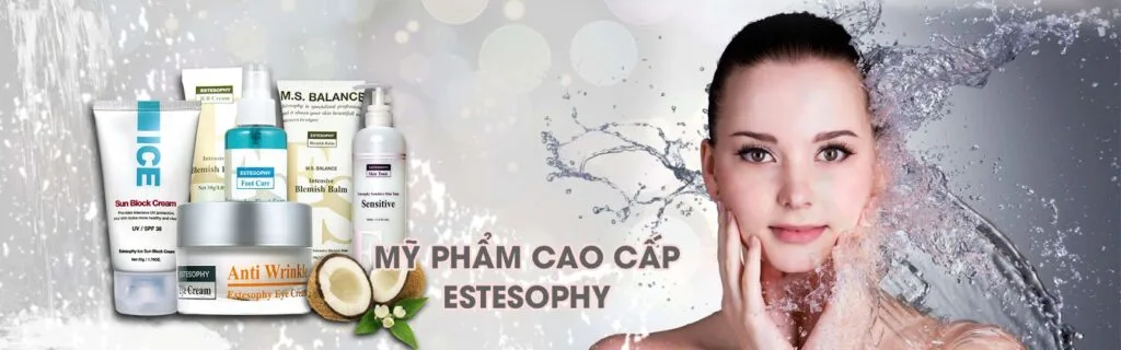 ESTESOPHY Dòng mỹ phẩm chuyên nghiệp cho spa