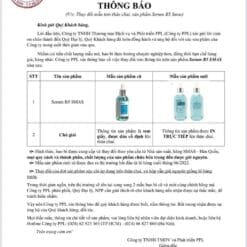 Tinh chất phục hồi SMAS Pro vitamin B5 6 thaydoimaumab5smas