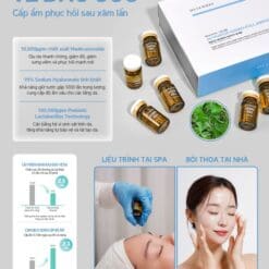 Tế bào gốc cấp ẩm căng bóng Desembre H+ Hộp 10 lọ 9 25 cap am phuc hoi sau xam lan