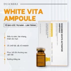 Tế bào gốc thâm nám trắng da Desembre W+ hộp 10 lọ 11 25 tri nam lam trang