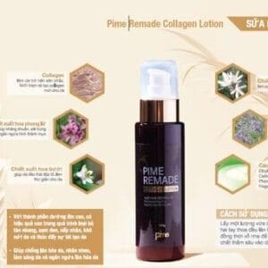 SỮA DƯỠNG DA COLLAGEN PIME REMADE LOTION 100G 8 CONG DUNG SUA DUONG DA PIME