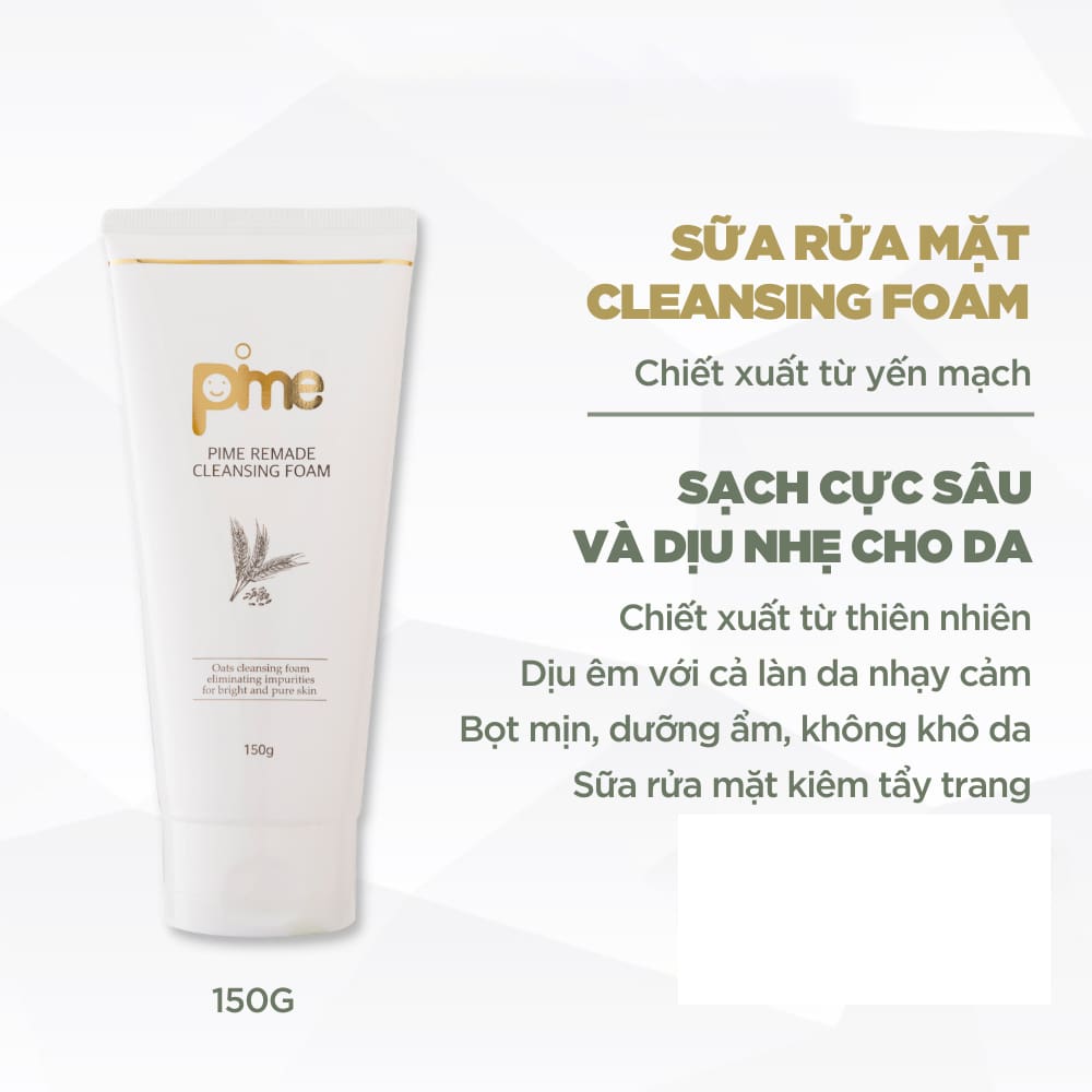 SỮA RỬA MẶT DỊU NHẸ PIME REMADE 150G 3 SỮA RỬA MẶT DỊU NHẸ PIME REMADE 150G - Ảnh 3
