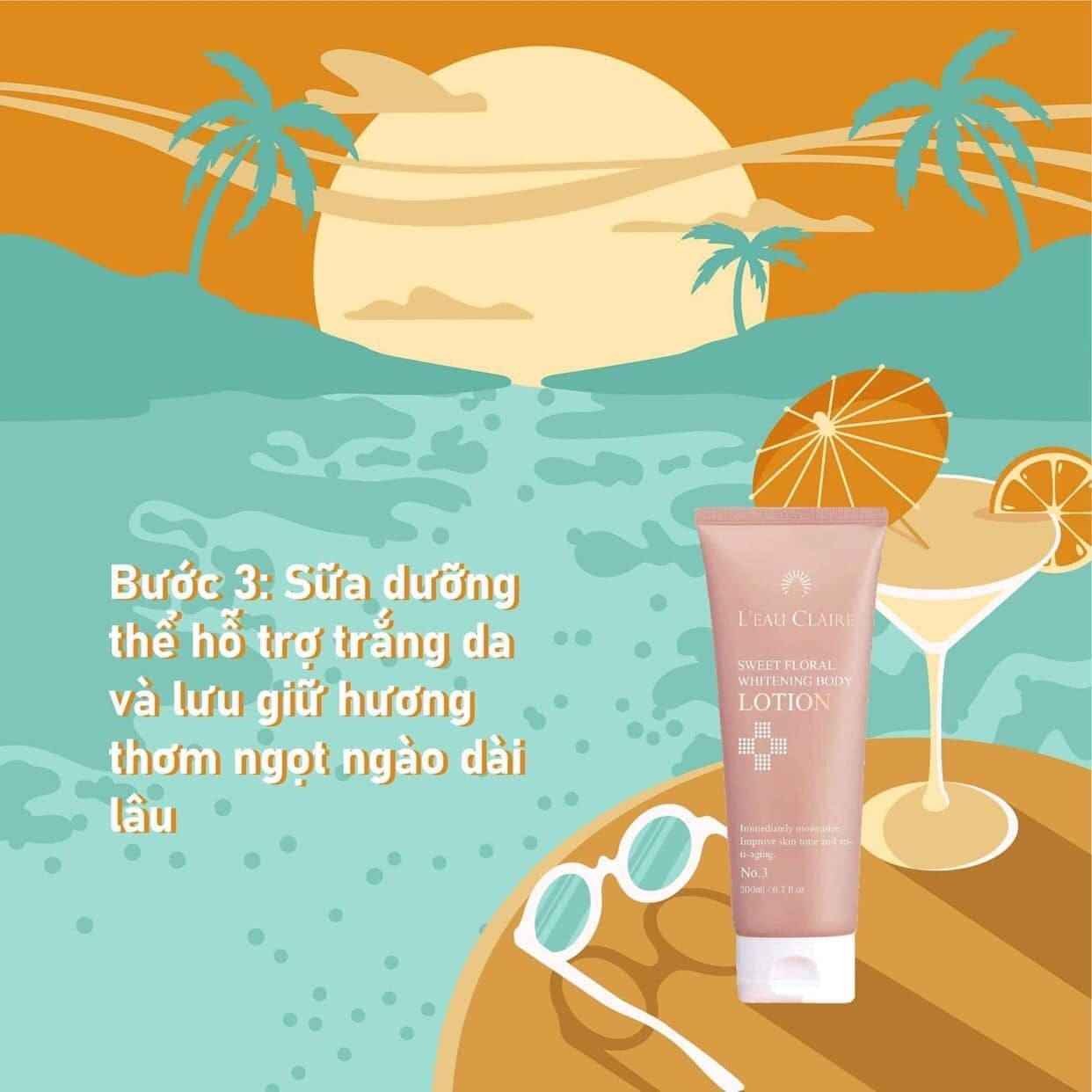 Bộ tắm trắng L'eau claire 13 huong dan su dung bo tam trang leu clair