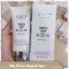 Kem chống nắng vật lý GSC Triple Sun Block lên tone da 4 Kem chống nắng vật lý GSC