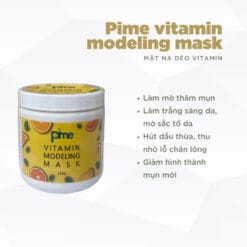 Alternative view of MẶT NẠ DẺO TRẮNG DA ỨC CHẾ NÁM VITAMIN PIME MODELING MASK 250g