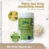 MẶT NẠ DẺO TRÀ XANH PIME TEA TREE MODELING MASK 500g KHÁNG VIÊM KIỂM SOÁT MỤN 7 MẶT NẠ DẺO TRÀ XANH PIME