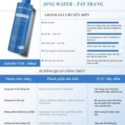 NƯỚC TẨY TRANG MEDIC ROLLER 400ml- Mẫu Mới 2026 6 cong dung tay trang medic roller