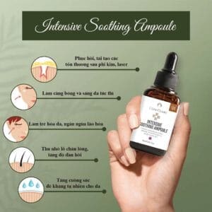 Ampoule phục hồi da L'eau claire– Intensive Soothing Ampoule làm dịu da sau xâm lấn 30ml 14 serumleau