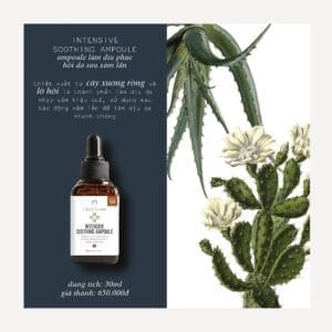 Ampoule phục hồi da L'eau claire– Intensive Soothing Ampoule làm dịu da sau xâm lấn 30ml 17 serumnhaycamleau