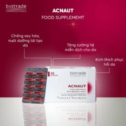 Biotrade -  Viên uống giảm mụn Acnaut Food Supplement (Hộp 30 viên )