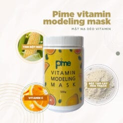 Alternative view of Mặt nạ bột dẻo vitamin trắng da Pime giảm nám modeling mask 500g