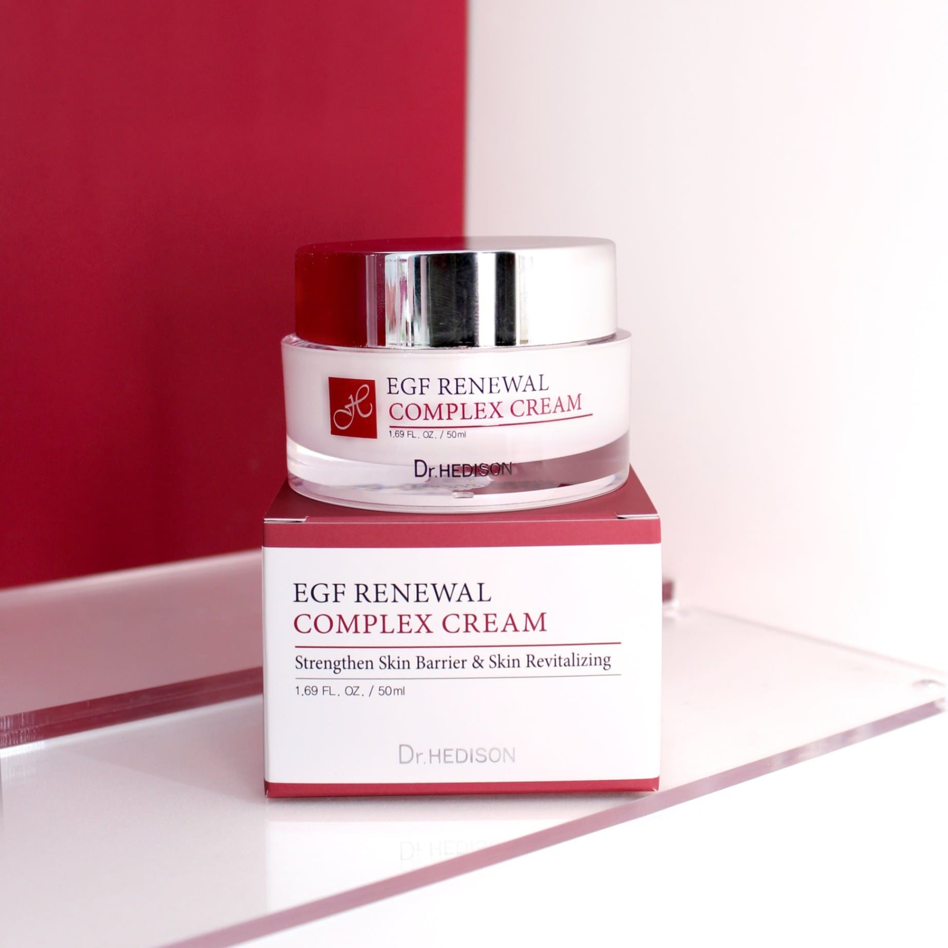 Kem dưỡng tái tạo tế bào gốc EGF DR HEDISON Renewal Complex Cream 50ml 2 Kem dưỡng tái tạo tế bào gốc EGF DR HEDISON Renewal Complex Cream 50ml - Ảnh 2
