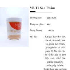 Alternative view of Gel nóng tan mỡ lindsay 1000ml
