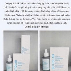 Alternative view of Serum Vitamin B5 Butiq Lab Hàn Quốc (Mẫu mới) 2025 Set 2 chai 50ml