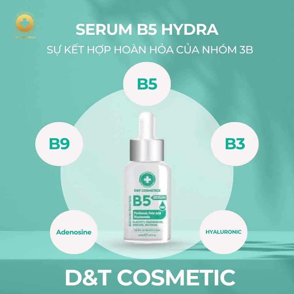 Serum B5 Hydra DT lẻ chai 30ml 3 Serum B5 Hydra DT lẻ chai 30ml - Ảnh 3