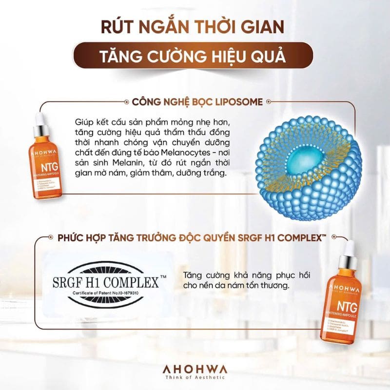 Serum Trị Nám Ahohwa NTG Whitening Ampoule 50ml 3 Serum Trị Nám Ahohwa NTG Whitening Ampoule 50ml - Ảnh 3