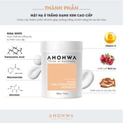 Alternative view of Mặt Nạ Ủ Trắng AHOHWA Tone-Up Brightening Cream Mask 500g