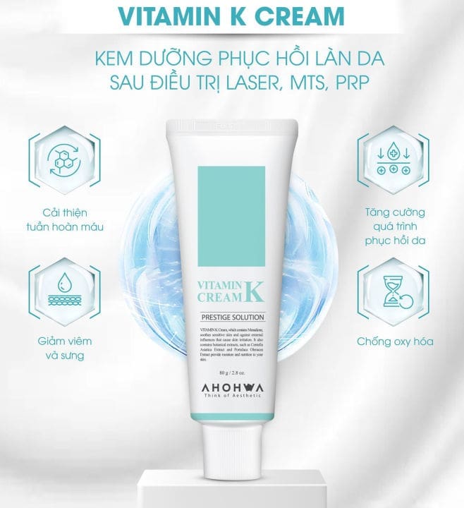 Ahohwa Kem Dưỡng Vitamin K 12g-80g 9 Ahohwa Kem Dưỡng Vitamin K 12g-80g - Ảnh 9