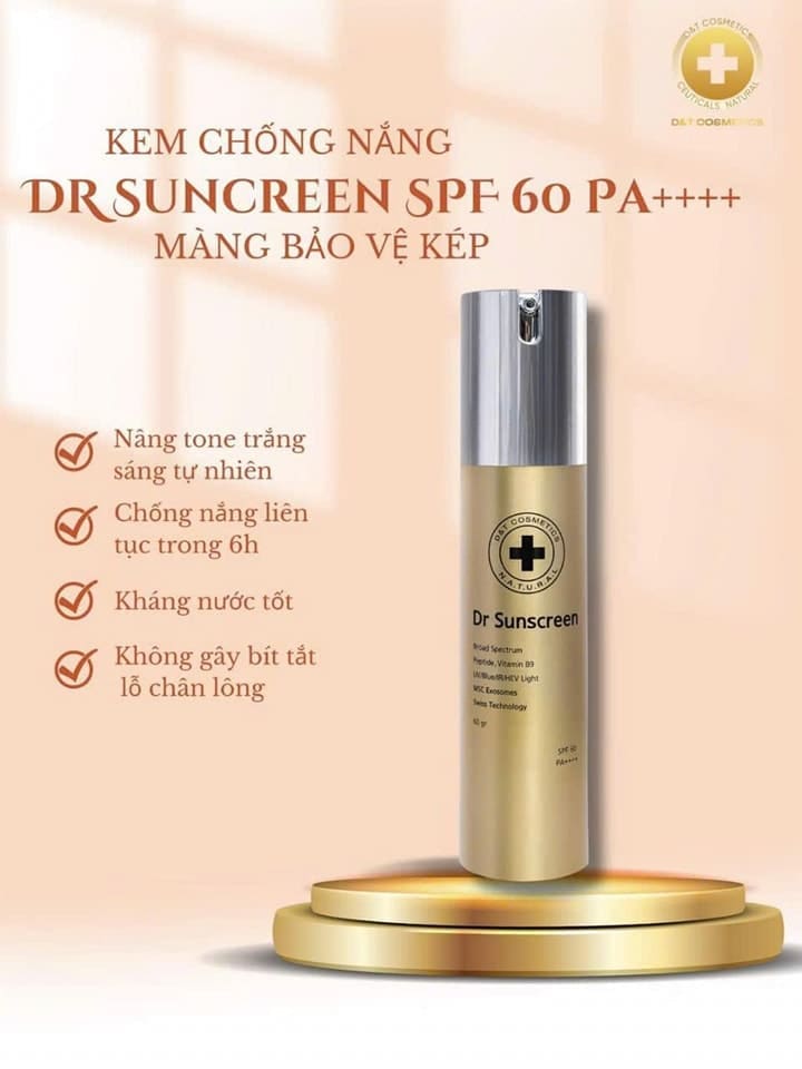 Kem Chống Nắng D&T DR SUNSCREEN 3 Kem Chống Nắng D&T DR SUNSCREEN - Ảnh 3