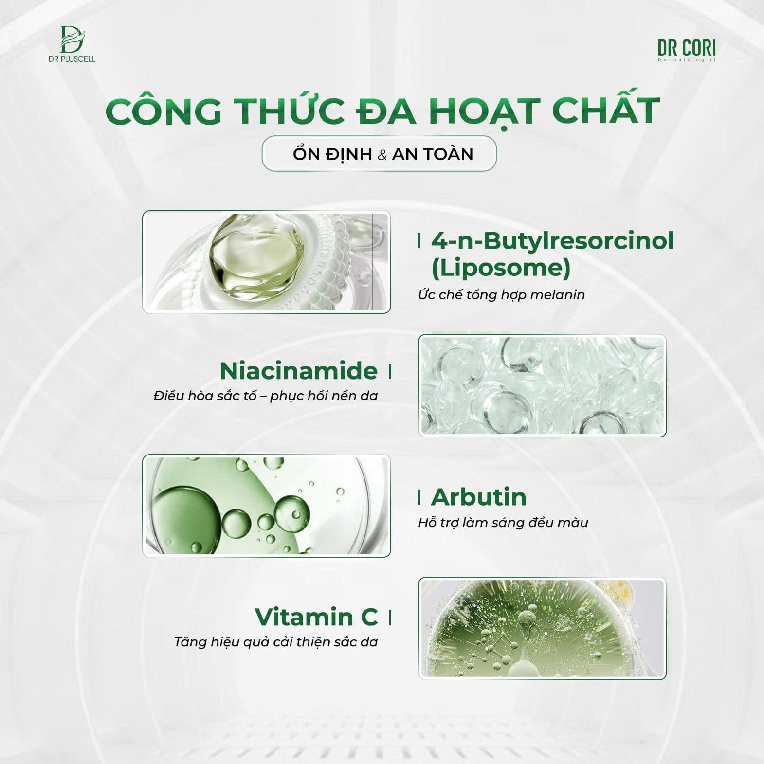 Ampoule Trị Nám DR Melasma DR CORI LẺ LỌ 8ML (HỘP 10 LỌ) 4 Ampoule Trị Nám DR Melasma DR CORI LẺ LỌ 8ML (HỘP 10 LỌ) - Ảnh 4