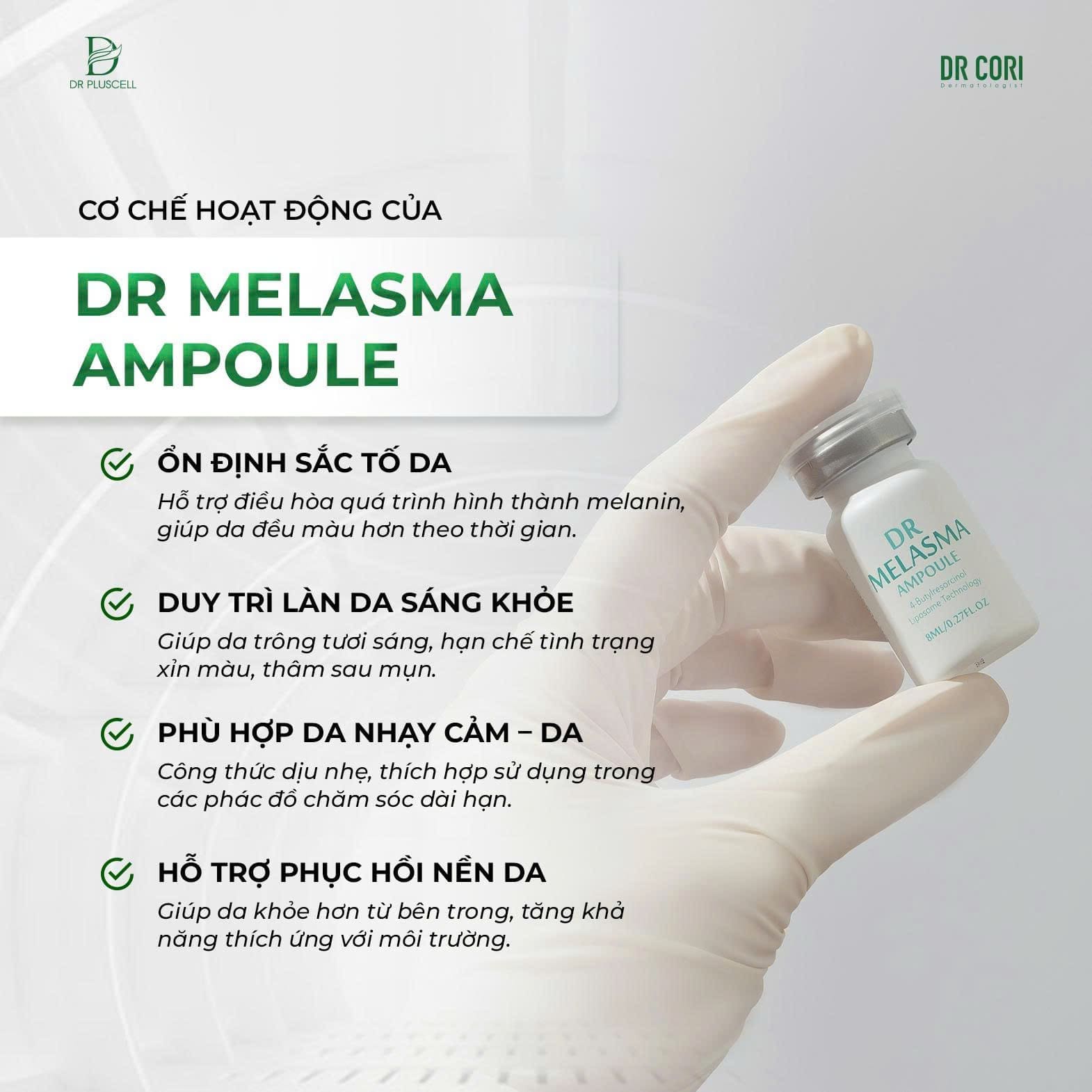 Ampoule Trị Nám DR Melasma DR CORI LẺ LỌ 8ML (HỘP 10 LỌ) 3 Ampoule Trị Nám DR Melasma DR CORI LẺ LỌ 8ML (HỘP 10 LỌ) - Ảnh 3