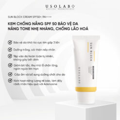 Kem Chống Nắng Dưỡng Trắng USOLAB SUN BLOCK SPF 50 PA 50g 7 sun block cream spf 50 pa 50g 2