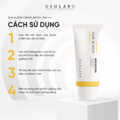 Alternative view of Kem Chống Nắng Dưỡng Trắng USOLAB SUN BLOCK SPF 50 PA 50g