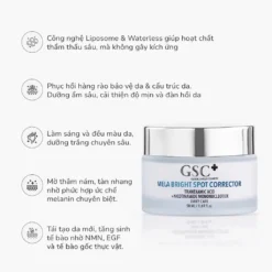 công dụng kem trị nám gsc Mela Bright